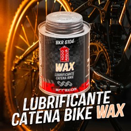 Errecom BKR 6104 DRY - 400 mL, Cera Catena Bici per utilizzo in Condizioni del tracciato Asciutte e Polverose, Barattolo All-In-One con Pennello per applicazione incluso - 400 ml