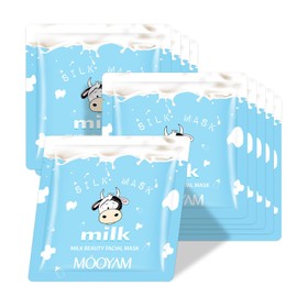 GUOYAOLIFU 6PCS Nourishing Milk Face Mask – Hydrating and Moisturizing Skincare Replenish and Restore Dry Skin Skin Care for Women Girl Men