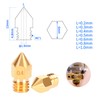 34Pcs 3D Printer Extruder Nozzles-Set - 0.1mm, 0.2mm, 0.3mm, 0.35mm,