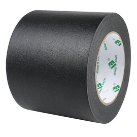 BOMEI PACK Painter's Masking Tape Black 100 mm x 50 m Medium Tape for Painting, Labelling, DIY Crafts, Decoration and Painting Work