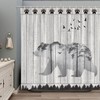 Bear Rustic Shower Curtain for Bathroom Wildlife Animal Cabin Farmhouse
