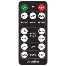 Remote for Ustellar 55W 100W Montion Sensor Flood Light