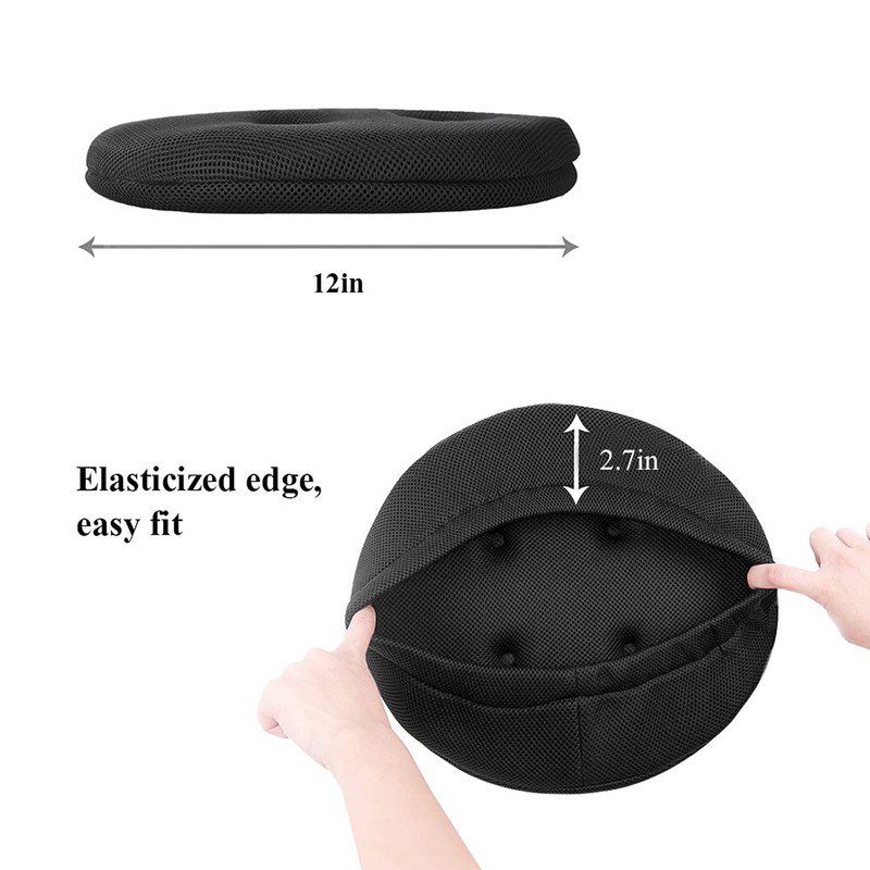 baibu Set of 2 Bar Stool Cushions, Super Breathable Round
