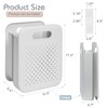 Goderewild Large Collapsible Laundry Basket, Space-Saving Wall-Mounted Hamper Organizer for