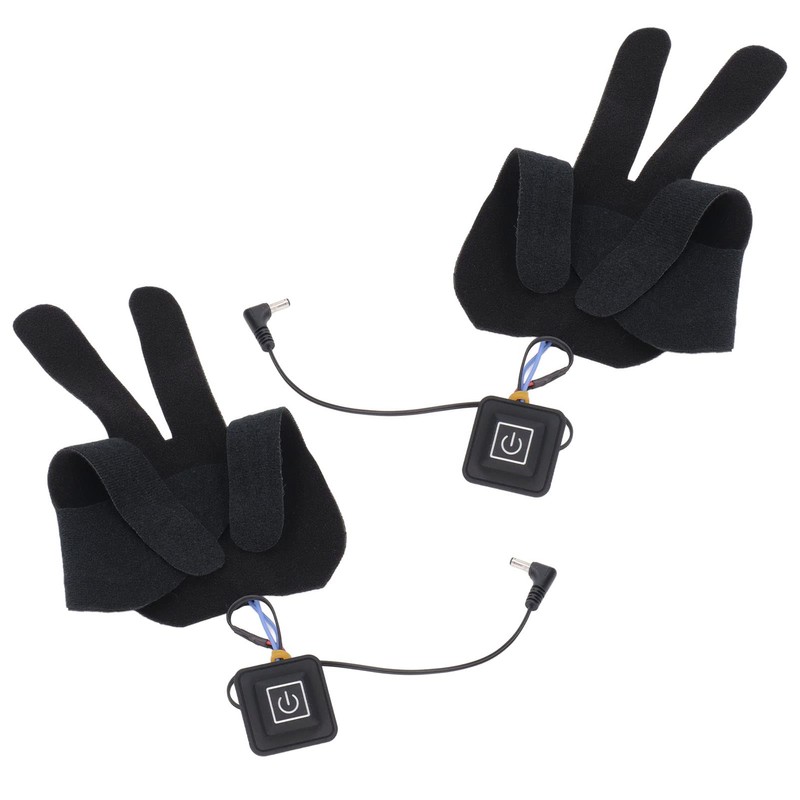 QANYEGN Heated Glove Liner, Electric Glove Pad, 5 Finger Glove