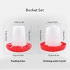 Chick Feeder, Chick Feeder and Waterer Kit Resilient Sleeve Design