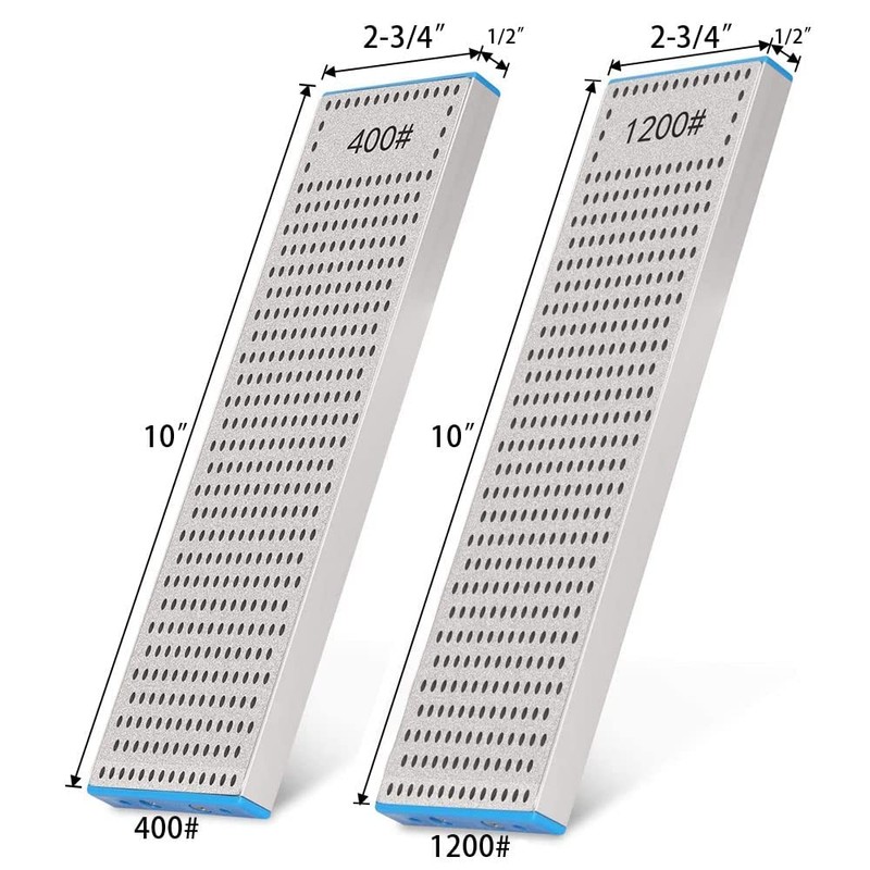 Diamond Flattening Stone Lapping Plate Double-Sided (400&1200) Grit Diamond Sharpening
