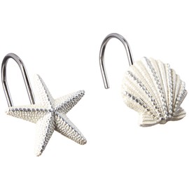 Avanti Sequin Shells Shower Hooks