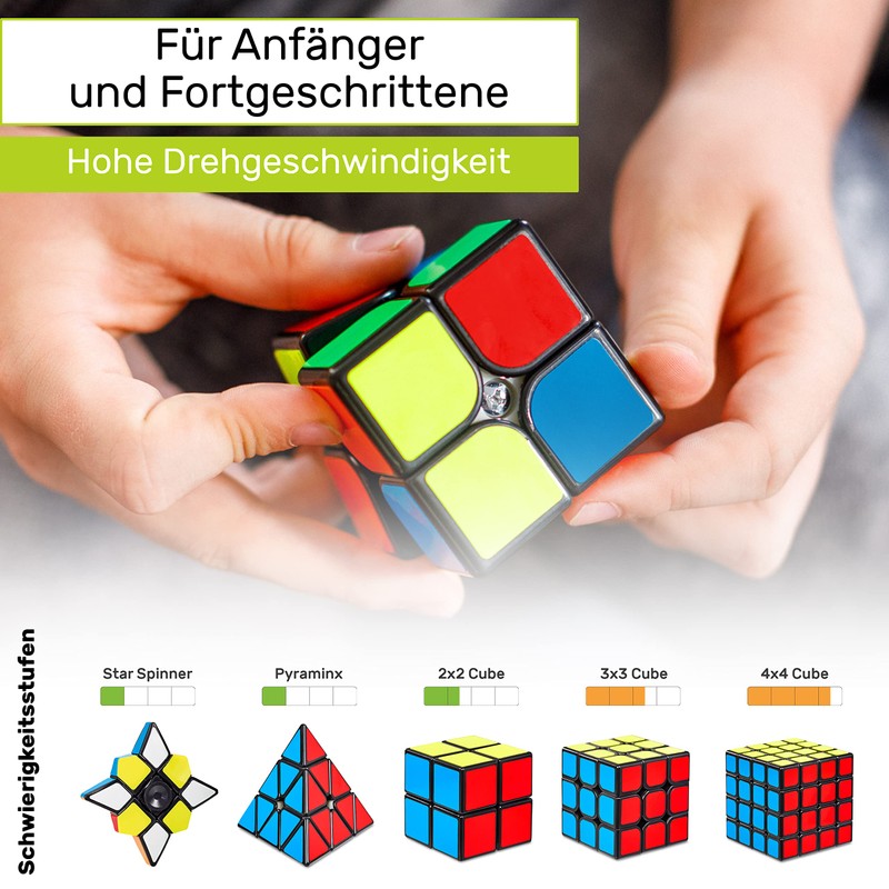 CubiXS® Magic Cube 2x2 – Type Los Angeles – Speed