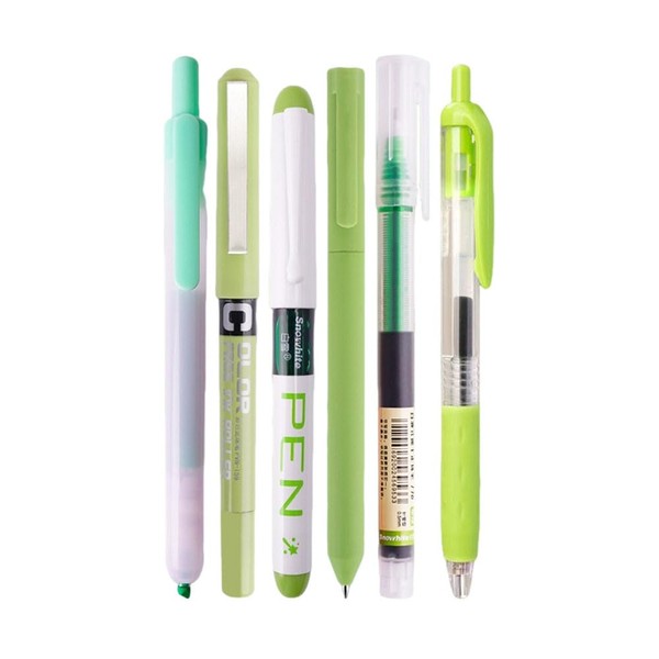 Unimoety Green and Black Ink Gel Pens with Bible Journaling