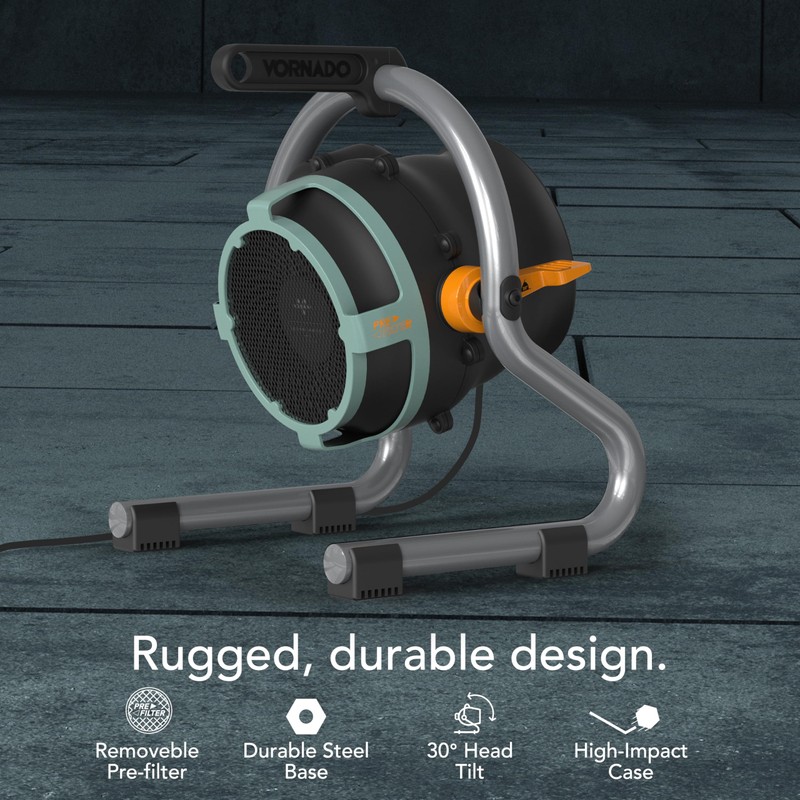 Vornado Velocity HD Garage Space Heater with Fan, Tilt Head,