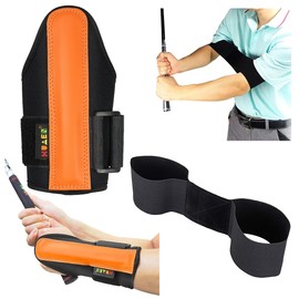 SALUDABLE Golf Practice Equipment Swing Corrective Belt Wrist Fixed Band Downblow Armpit