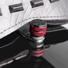 Wsays Seat Bolt Mount Screw Oxidized Black with Red 1/4"-20