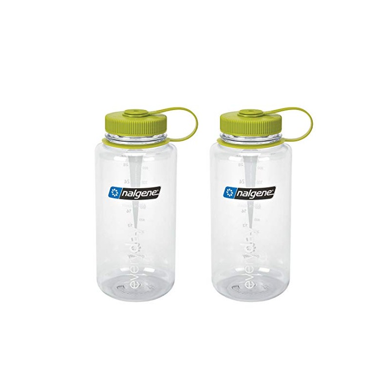 Nalgene Tritan - Juego de 2 botellas de boca ancha