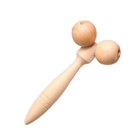 Roller Massage Wooden Massage Roller Stick Handy Massager Massager RD-10882 3ea