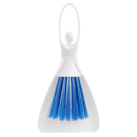 Yu-Xiang 3 Pack Hamster Dustpan and Broom Set Mini Guinea Pig White Dancer Design Besom Chinchillas Sweeper Cavy Cage Clean Hedgehogs Scooper for Small Animal