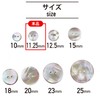 Freshwater Pearl Aurora B-890 Double Hole Buttons, Shell Buttons, Shell