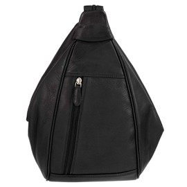 Leather Women's Backpack City Backpack Travel Backpack Hiking Backpack Leisure Backpack 27 cm Various Colours, black