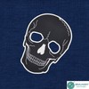 Large Skull Back Patch Black - 15.3 x 20.8 cm