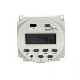 SagaSave Programmable Timer Switch, 220V Electric Weekly Digital Timer with LCD Screen