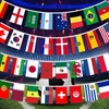 rhungift 200 Countries International World String Flags Banner 8" x