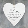 East of India Hanging Heart Gift The Best Things In