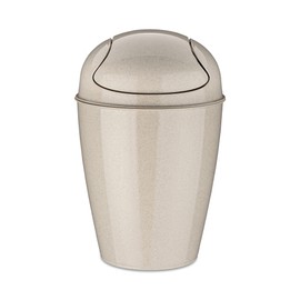 Koziol Del XS 1400121 Swing Lid Bin Plastic Recycled Desert Sand 2 L