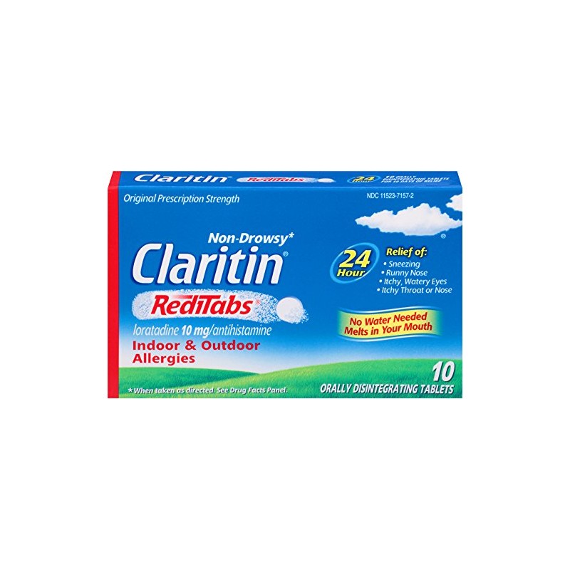 Claritin 24 Hour Allergy Redi Tabs, 10 Count