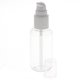 Empty Cosmetic Pump Bottle Kosmetex for Liquids, 5 x 50 ml