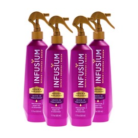 Infusium Repair and Replenish Leave-In Treatment - Leave-In Conditioner Spray - Leave-In Hair Treatment - Conditioner Spray - Hair Care - 4 pc