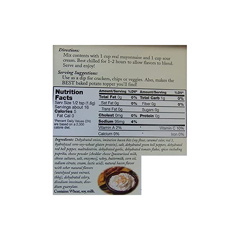 Wind & Willow Cheesy Bacon Dip Mix