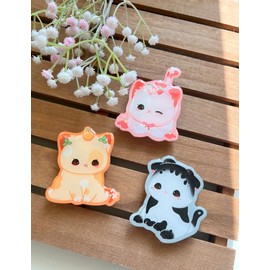 Cute Cat Phone grips - Color: Oreo