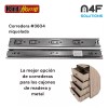 Handyhome Corredera Cajón Handy Home 40cm X 4.5cm 1paquete 2pz