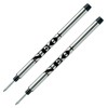 NEO+ Rollerball 2 Pen Refills in Black Ink Compatible with