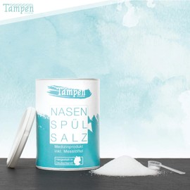 Tampen 120x Nasenspülsalz (lose) · inkl. Messlöffel · 300g Nachfüllpackung XXL · Salz für die Nasendusche · Tampen Hygiene, Erkältung