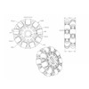 100mm Robot Omni Directional Wheel with Center Bearing Robot Wheel