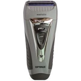 Optimus 50043 Curve Rechargeable Triple Wet/dry Men's Shaver, Black/silver