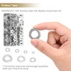 Kindroufly 7 Sizes Stainless Steel Washers Assortment Kit - 800