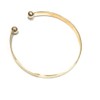 Linear Gold Open Bracelet