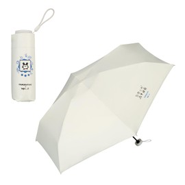 [2025] Wpc. Parasol Tamagotchi x Wpc. Light Shielding Body Motif Off (Mimicchi) <100% Light Shading Ratio/100% UV Reduction/UPF50+/Thermal Blocking/Rain Protection> Folding Umbrella, Lightweight, For