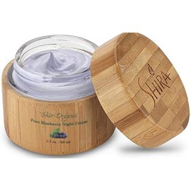 Shira Shir-Organic Pure Blueberry Night Cream For Nourished, Wrinkle-Free and Radiant Skin With Organic Anti-Aging Formula, Leaves skin soft, moisturized and hydrated.