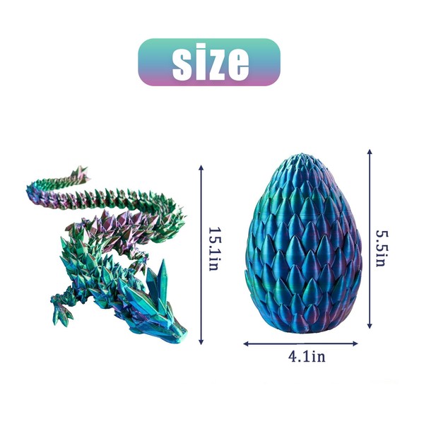 3D Printed Dragon Egg With Dragon Inside - Mystery Surprise