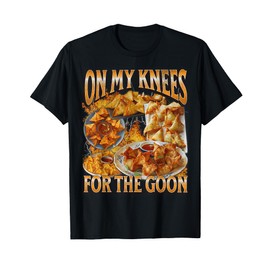 On My Knees Funny Crab Rangoon Meme Bootleg Graphic T-Shirt