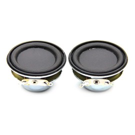 Iegefirm 2 x Audio Speakers 4Ω 5 W 40 mm 1.5 Full Range Multimedia Speaker DIY Sound Mini Speaker for Home Cinema
