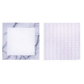 Rayher 60785000 Notizzettel, selbstklebende, 30 Blatt, Marmor, FSC Mix Credit