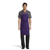 Uncommon Threads Unisex Restaurant Bib Apron, Purple, One Size