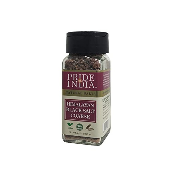 Pride Of India- Himalayan Black Rock Salt, Coarse Grind, (4.4