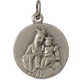 CARMEL SCAPULAR MEDAL (OUR LADY OF MOUNT CARMEL - VIRGIN OF CARMEL) - 100% MADE IN ITALY