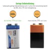 EBL 9V Rechargeable Batteries 9 Volt Lithium ion 600mAh Li-ion