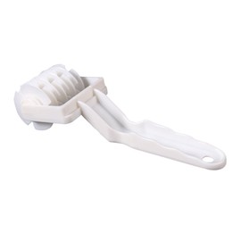 CIYODO Lattice Roller Cutter Tool White Baking Tool for Dough Pastry and Cookie Decoration Create Professional Looking Pies with and Step by Step Instructions